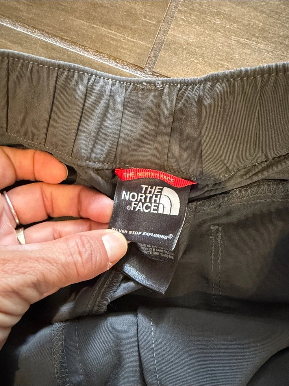 The North Face Men's Dark Gray Cargo Pants with Utility Pockets